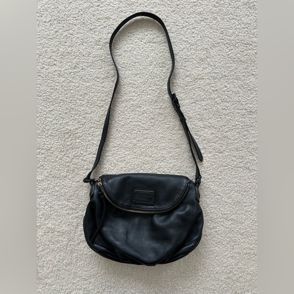 Marc Jacobs Black Leather Crossbody Bag